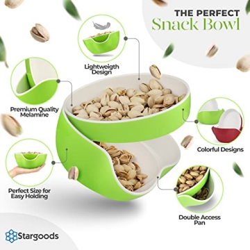 Stylish Pistachio Snack Serving Bowl - Perfect for Parties