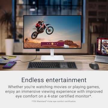 Dell 27 Plus 4K USB-C Monitor S2725QC - Outstanding Clarity and Performance for All Needs