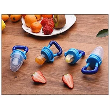 AMBROSIA Baby Fruit Feeder Pacifier Set for Safe Feeding