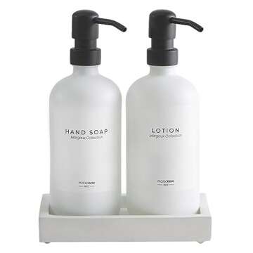 MaisoNovo Glass Soap Dispenser