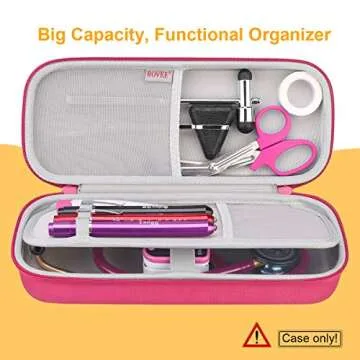BOVKE Hard Stethoscope Case for 3M Littmann and More