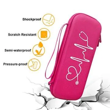 BOVKE Hard Stethoscope Case for 3M Littmann and More