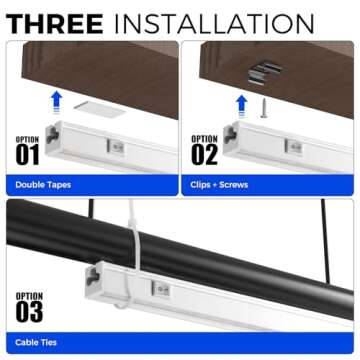 Barrina Grow Lights for Indoor Plants, Full Spectrum Grow Light, 1ft Plant Lights for Indoor Growing, LED Grow Lights, T5 Grow Light Strip, Plug and Play, Yellow, 8-Pack