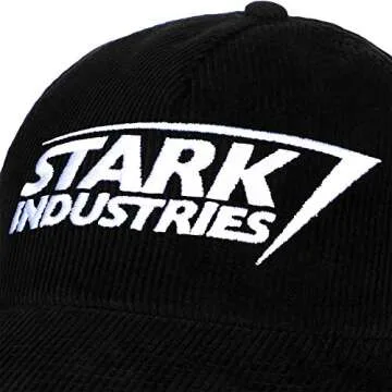 Iron Man Stark Industries Snapback Hat for Marvel Fans