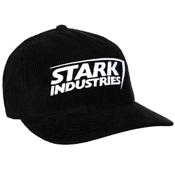 Iron Man Stark Industries Snapback Hat for Marvel Fans
