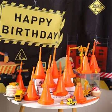 Gerrii Construction Cone Cups for Race Car Parties
