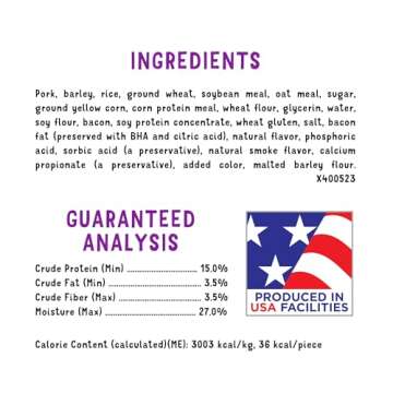 Purina Beggin' Strips Bacon Flavor Dog Treats Pack of 6