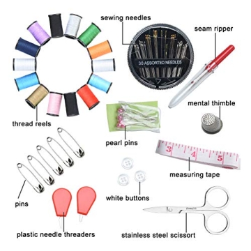 Portable Sewing Kit for Easy Repairs and Travel