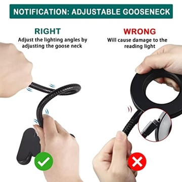 Foneso LED Desk Lamp 3 Colors 10 Brightness USB Powered