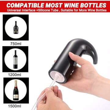 Instant Electric Wine Aerator Dispenser for All Wine Types