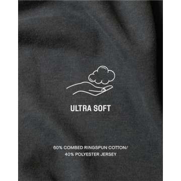 True Classic Mens T-Shirts - Short Sleeve Crew Neck Plain T Shirt for Men, Pack of 6, Variety, L