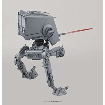 Bandai AT-ST 1/48 Scale Model Kit for Star Wars Enthusiasts