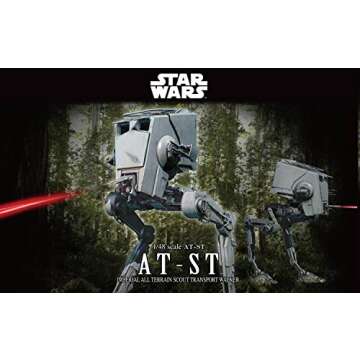Bandai AT-ST 1/48 Scale Model Kit for Star Wars Enthusiasts