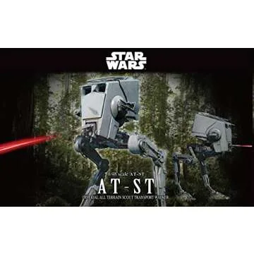 Bandai AT-ST 1/48 Scale Model Kit for Star Wars Enthusiasts
