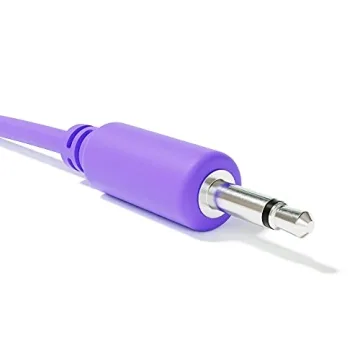 ExcelValley - 5-Pack Mono Modular Patch Cables 3.5mm