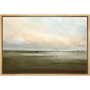 Stunning Watercolor Dusk Sky Canvas Print for Home Decor