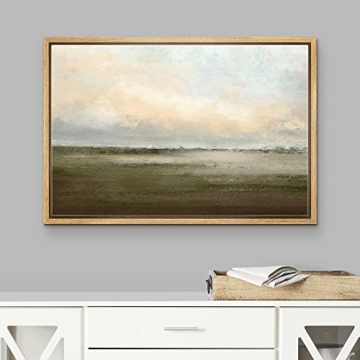 Stunning Watercolor Dusk Sky Canvas Print for Home Decor