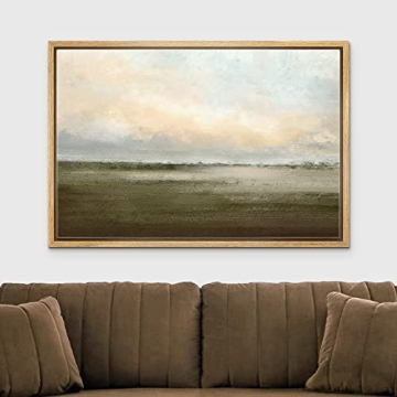 Stunning Watercolor Dusk Sky Canvas Print for Home Decor