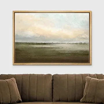 Stunning Watercolor Dusk Sky Canvas Print for Home Decor
