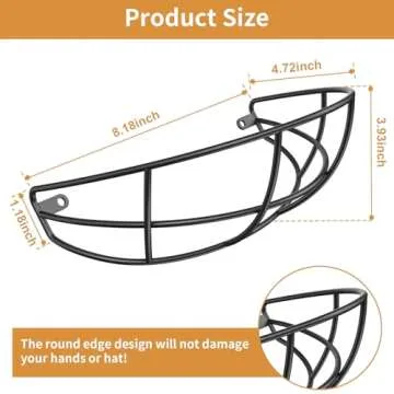 TEAMOLA 2-Pack Hat Racks - Stylish Hat Storage Solution