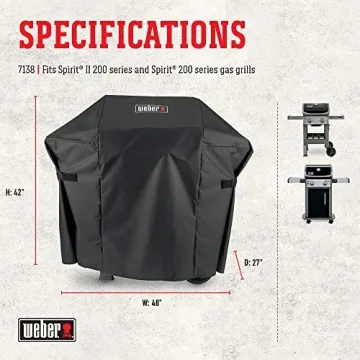 Weber Spirit II Grill Cover - Heavy Duty & Waterproof