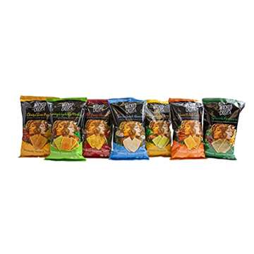 Baked Veggie Chips, Wicked Crisps - Healthy & Delicious Snack