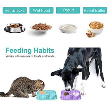 LUKITO Licking Mat: Slow Feeder & Anxiety Relief