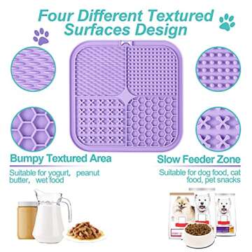 LUKITO Licking Mat: Slow Feeder & Anxiety Relief
