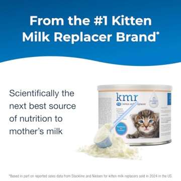 Pet-Ag KMR Kitten Milk Replacer Powder - 6 oz - Powdered Kitten Formula with Prebiotics, Probiotics ...