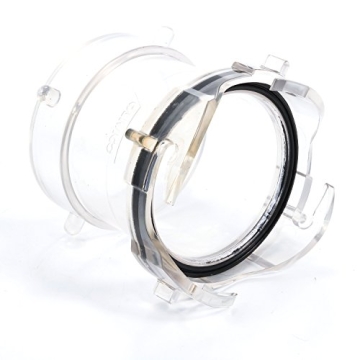 Camco Clear Sewer Hose Adapter for Easy RV Waste Management