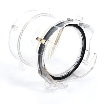 Camco Clear Sewer Hose Adapter for Easy RV Waste Management