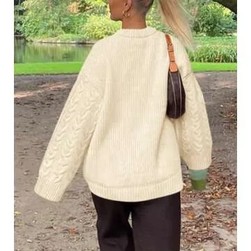 Okiwam Oversized Women's Sweater - Cozy, Stylish & Chic