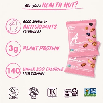 Daily Gourmet Nuts - Healthy Unsalted Nut Snack Packs