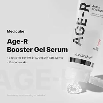 Medicube Age-R Booster Gel Serum for Skin Care Devices - Moisturizing and Nourishing Facial Serum wi...