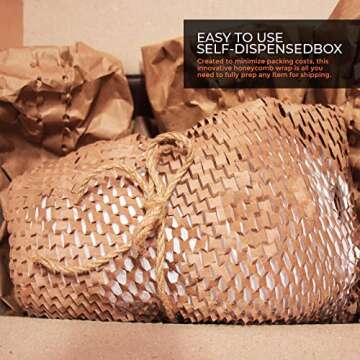Premium Honeycomb Packing Paper for Shipping and Moving