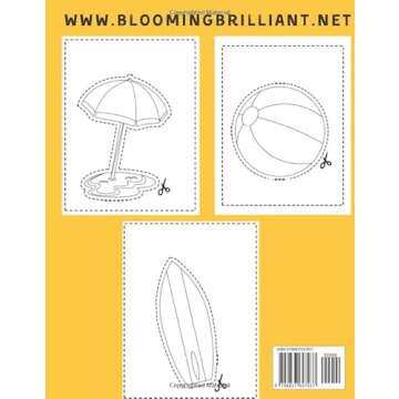 Engaging Summer Scissor Skills Activity Book for Kids