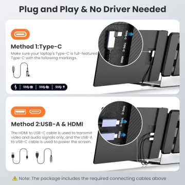 14-inch 1080P FHD Portable Laptop Monitor