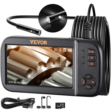 VEVOR 1080P Endoscope Camera with Triple Lens