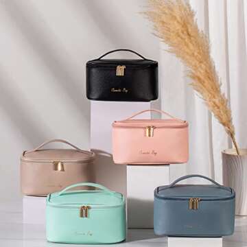 KITENROM Portable Makeup Bag for Women - Durable & Cute