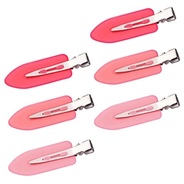 6Pcs No Bend Hair Clips- No Crease Hair Clips Styling Duck Bill Clips No Dent Alligator Hair Barrett...