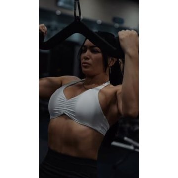 Aoxjox Women's Backless Sports Bra for All Activities