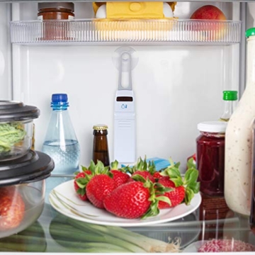 AcuRite Digital Wireless Fridge Freezer Thermometer with Alarm