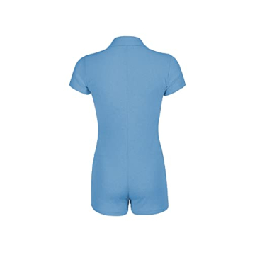 LYANER Women's Short Sleeve Romper for Summer Style