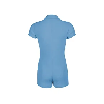 LYANER Women's Short Sleeve Romper for Summer Style