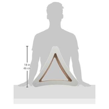 PetFusion 3-Sided Vertical Cat Scratching Post | Available in 18” & 24” | Multiple Angle Cat Scratching Pad; 6 Usable Sides. Scratch; Play; & Perch | 100% Recyclable Cardboard Lounge