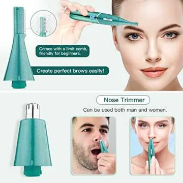 Electric Razor for Women - 4 in 1 Cordless Shaver