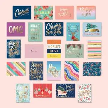 Sweetzer & Orange 100 Occasion Cards Set - Perfect for Gifting!