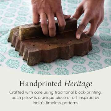 Elegant CPC Cotton Throw Pillow Covers Set of 2