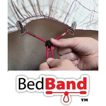 Bed Band USA Made Bed Sheet Holder Gripper for Better Sleep