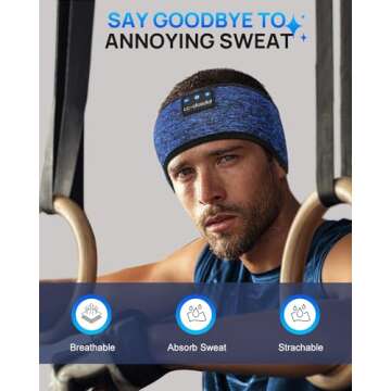 Comfortable Bluetooth Headband Sleep Headphones for All